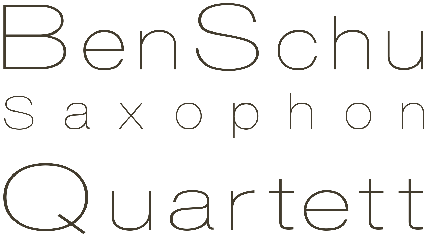 Logo BenSchu Saxophonquartett